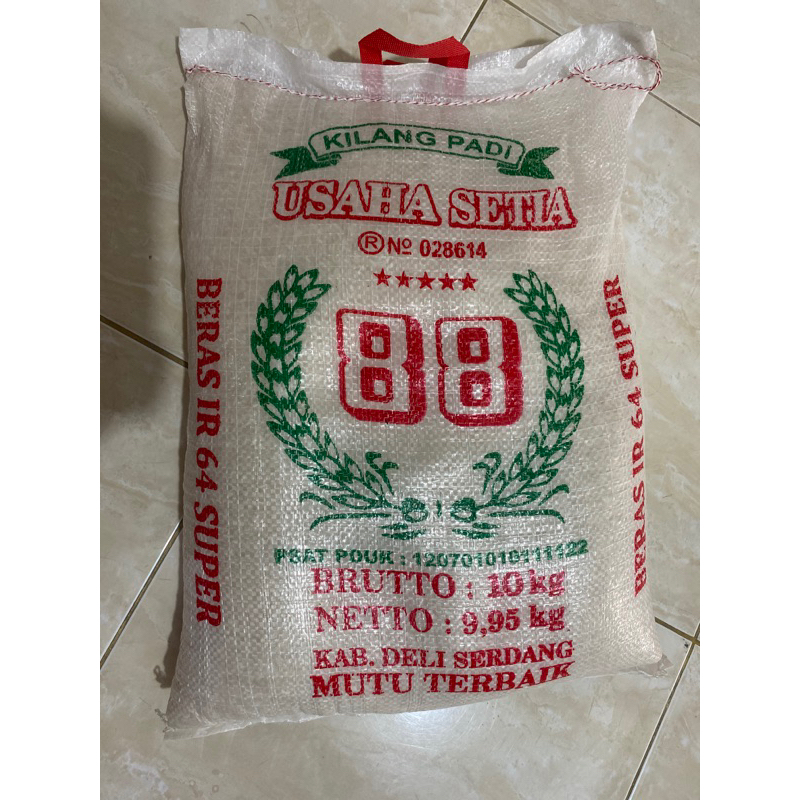 

Beras merek 88 berat 5 kg