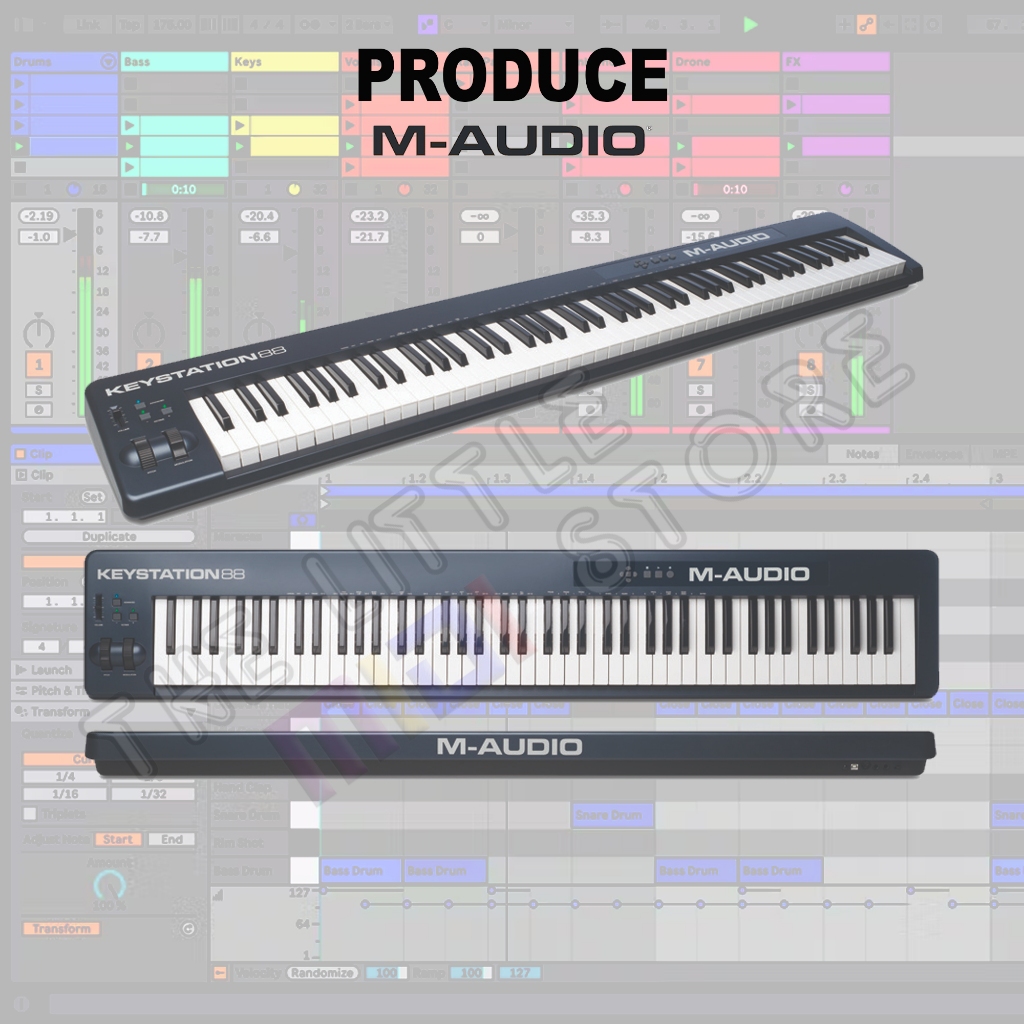 M-Audio Keystation 88 MKII | Keystation 88MKII | M-Audio 88 MKII Keyboard