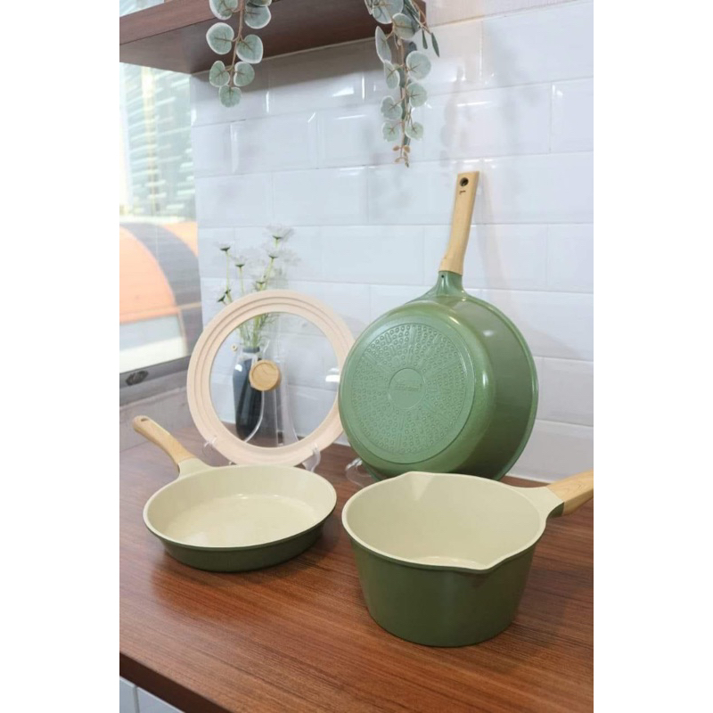 [READY] AVOCADO PAN SET (PANCI SET AVOCADO)