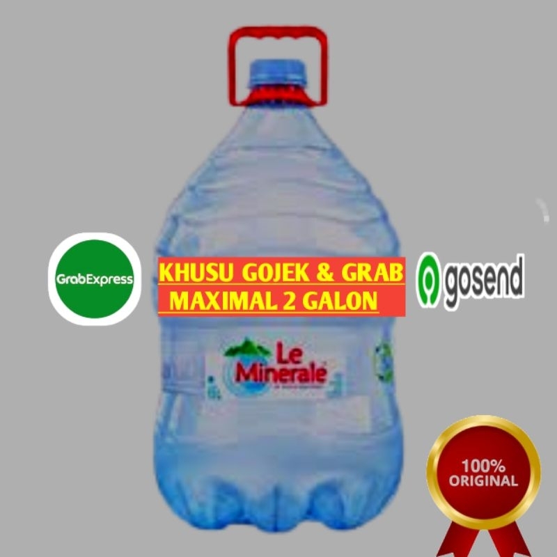 

Lemineral Galon 15lt original khusus via gosend/grab