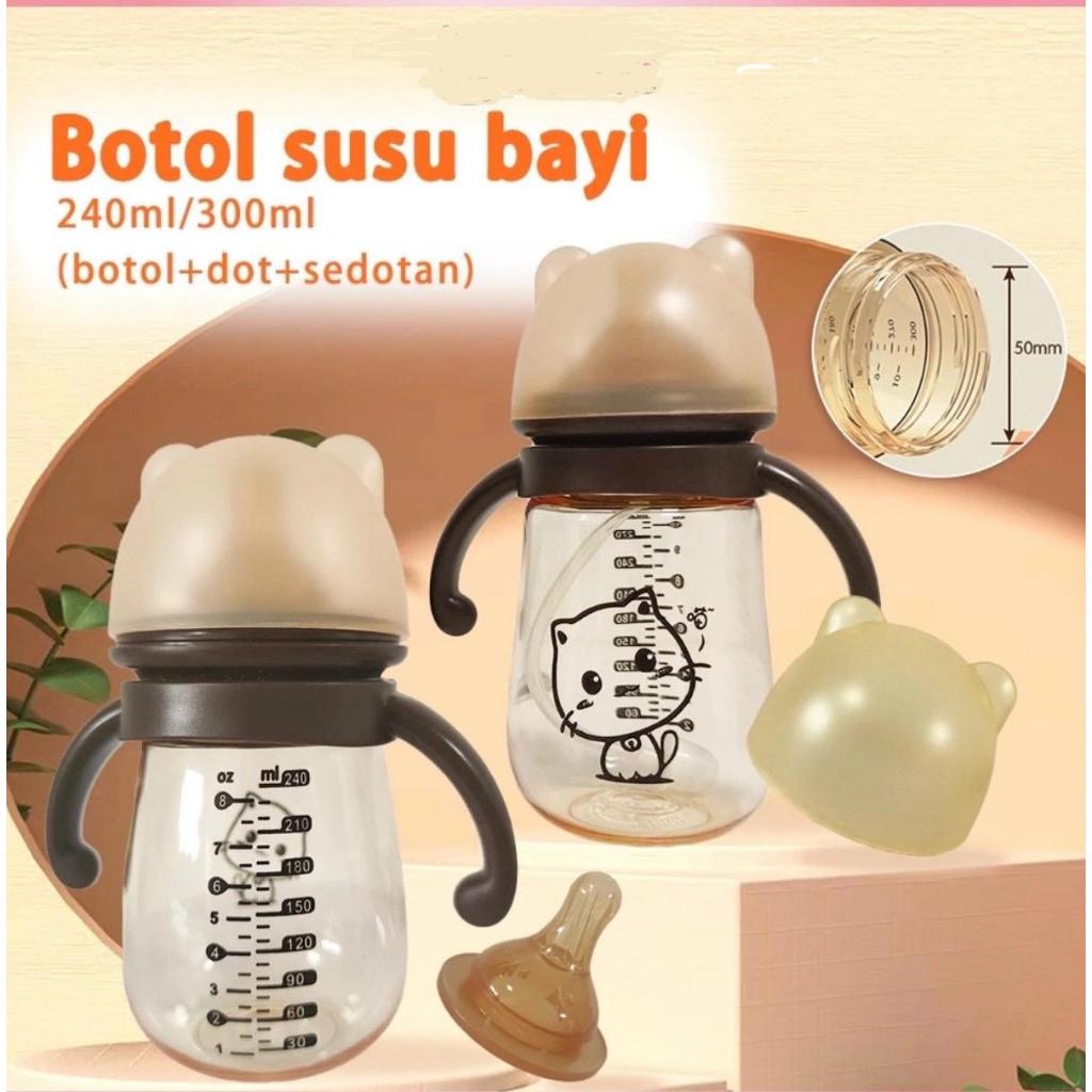 Botol Susu Bayi PPSU / Botol Susu Wide Neck PPSU  / Botol Susu Bayi Leher Lebar