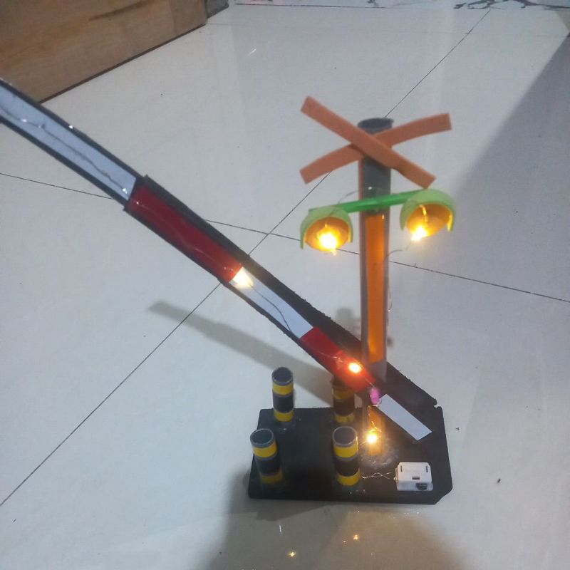 MAINAN PALANG KERETA API FREE LAMPU