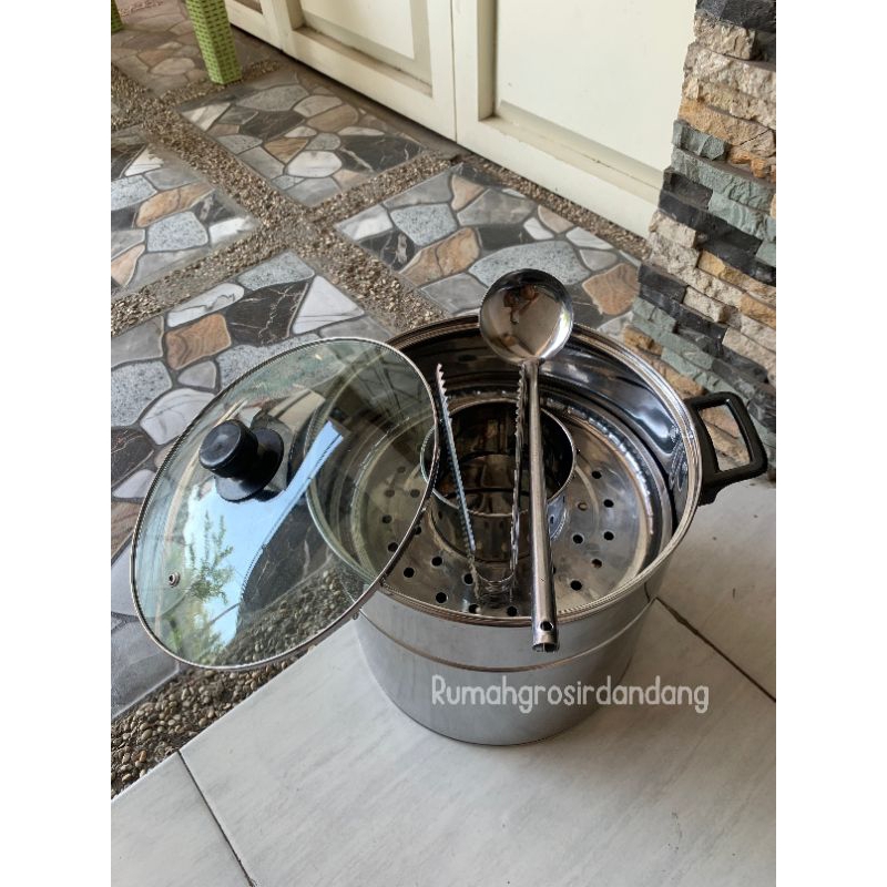DANDANG BAKSO TUTUP KACA Ukuran 26cm