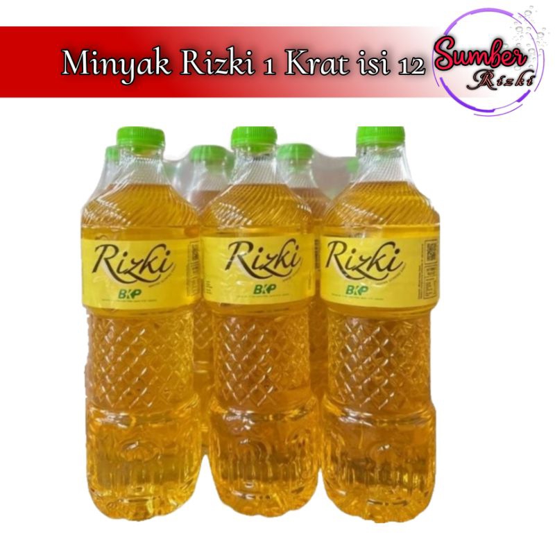 Minyak Rizki BKP 1 KRAT isi 12 Botol PROMO