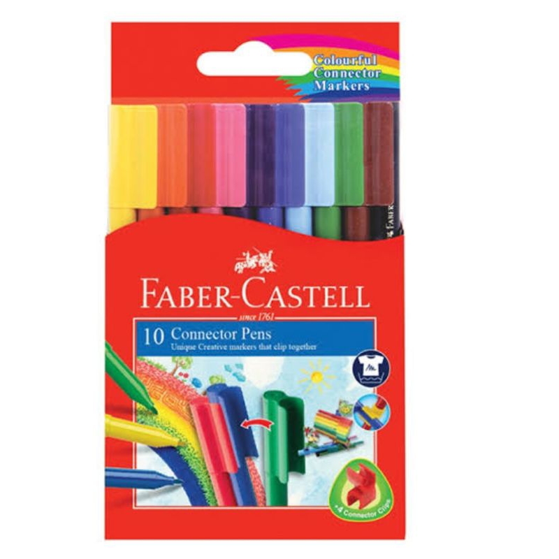 

Spidol Conector pen Faber castell set10,20,30