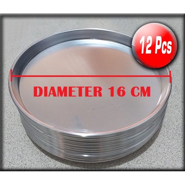 DAHSYAT Loyang Pizza  Loyang Kue Diameter 16 CM  1 Lusin  12 Pcs