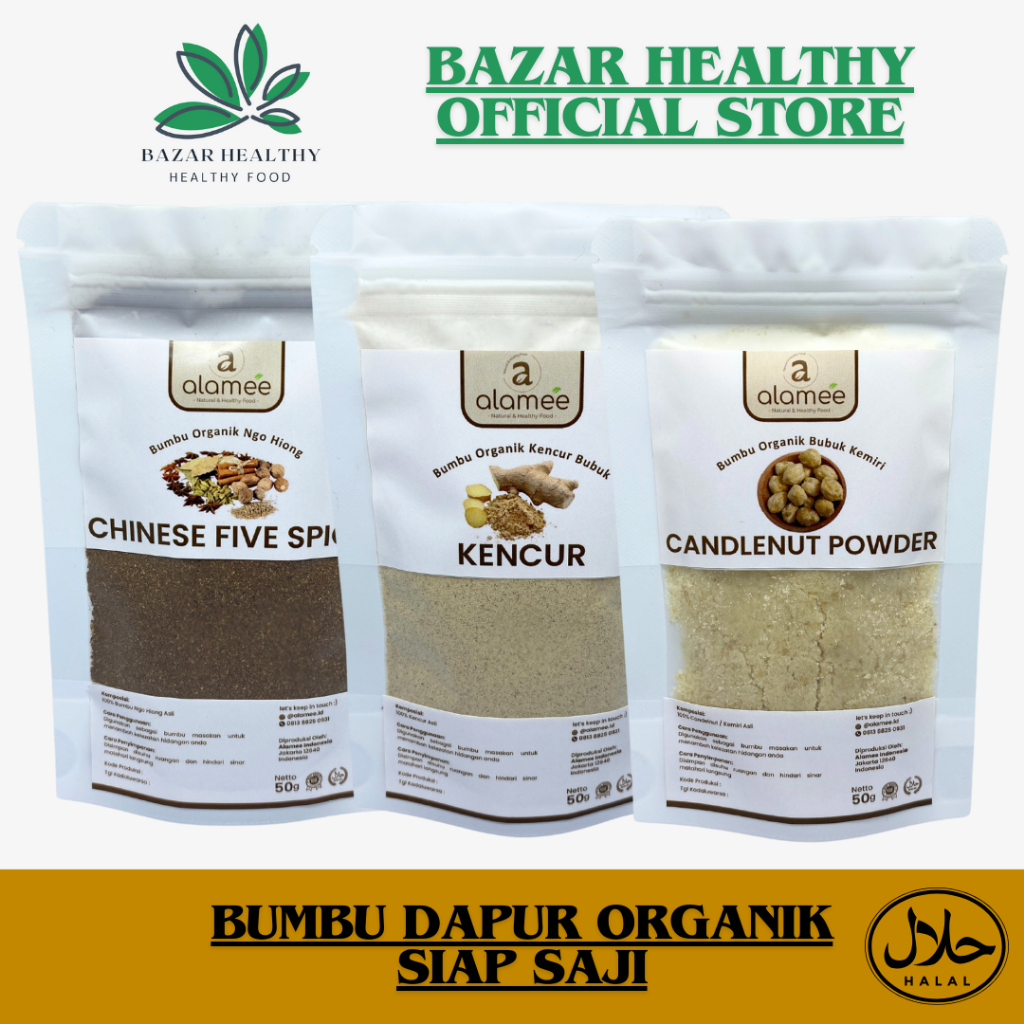 

Bumbu Dapur Organik Siap Saji Bubuk Ngohing Bubuk Kencur Bubuk Kemiri