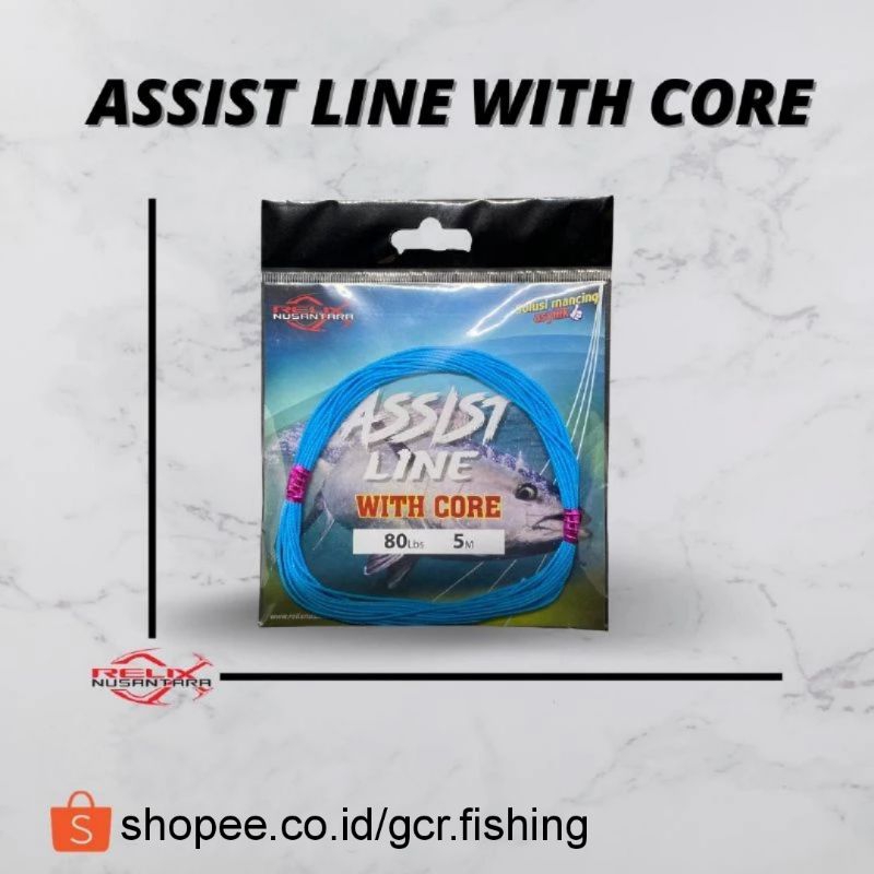 Assist Line With Core Relix Nusantara Tali Kevlar For Assist Hook