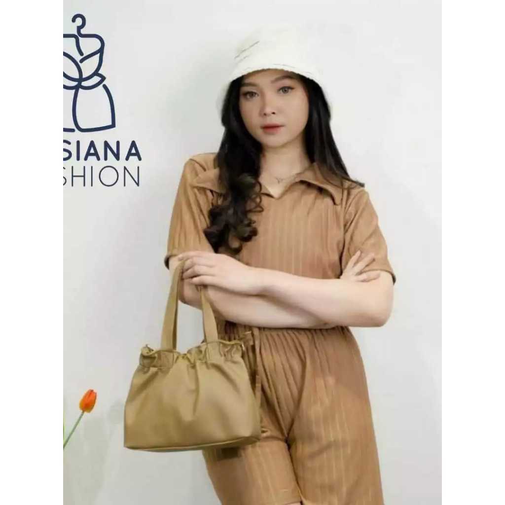 Atasan Bawahan Muslim Simple Wanset Perempuan Satu Stell Korean Stylesetelan Wanita Set Terbaru 2025