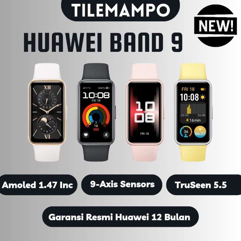 Huawei Band 9 Smartband | Smartwatch | Band 8 Garansi Resmi 1 Tahun
