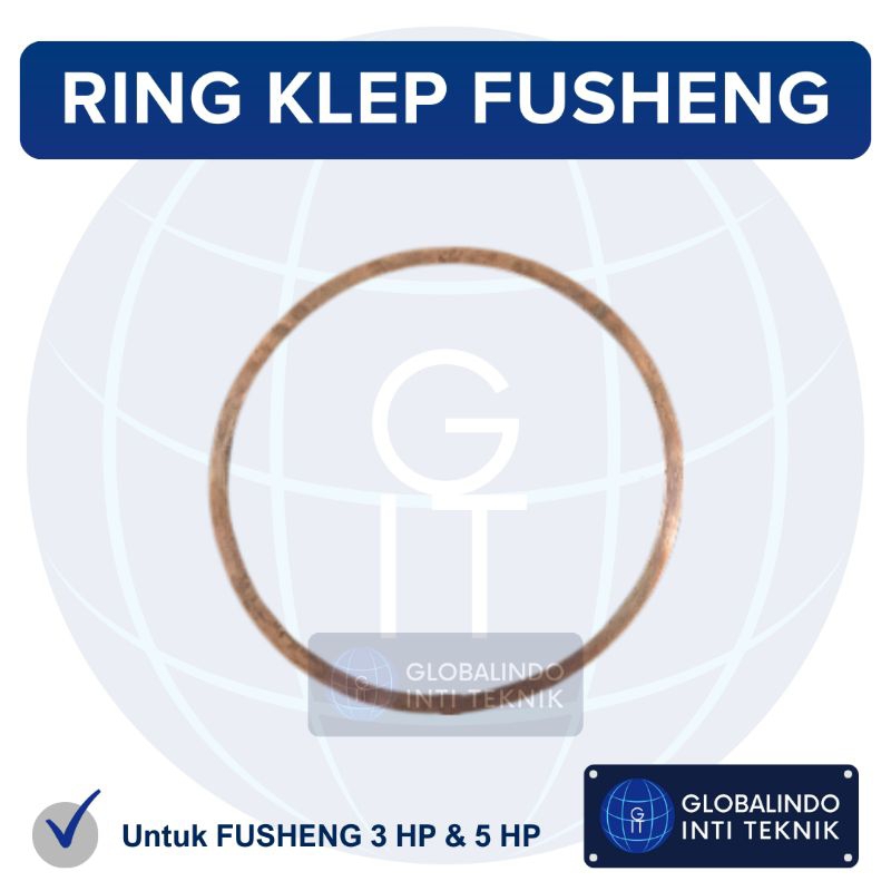 Paking Ring Tembaga Klep Kompresor Angin FUSHENG 3 HP & 5 HP