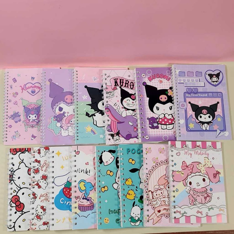 

NOTEBOOK A5 SPIRAL SANRIO LOTSO MIXUE 60 LEMBAR