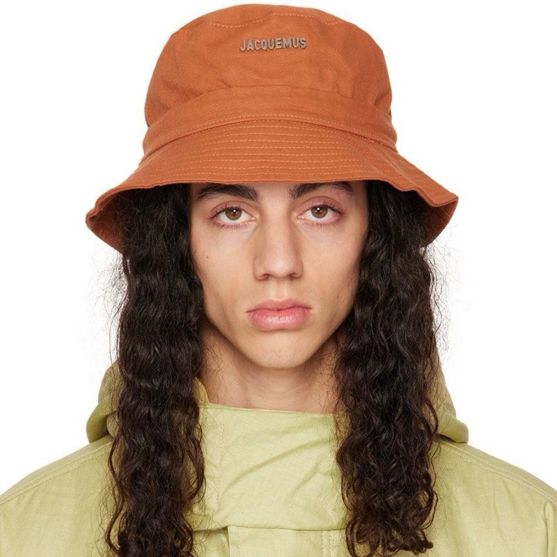 Original Jacquemus Le Bob Gadjo Cotton Canvas Bucket Hat