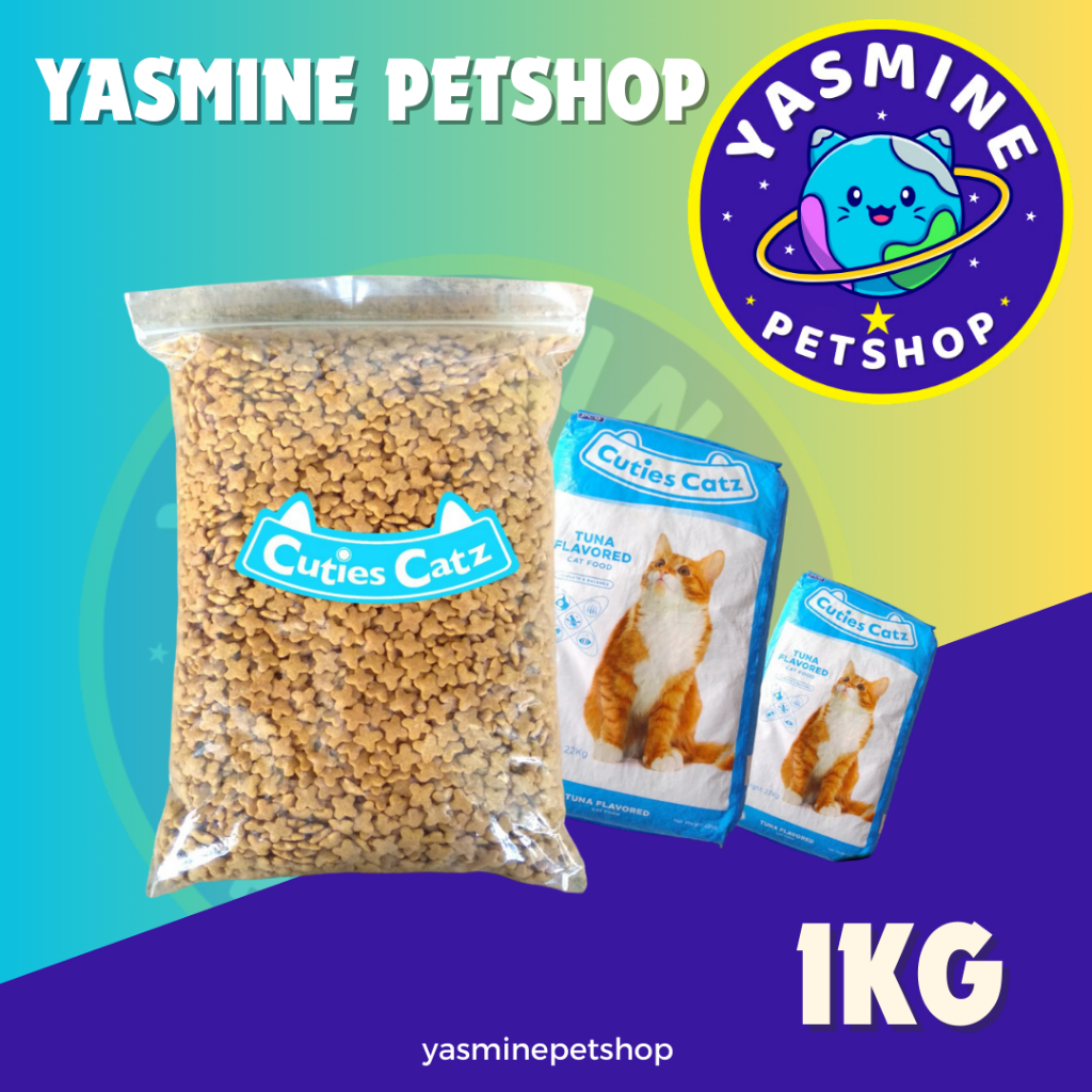 makanan kucing cuties catz 1kg