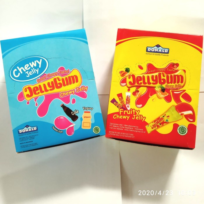 

Donald Jelly Gum [24pcs x 25gr/box]