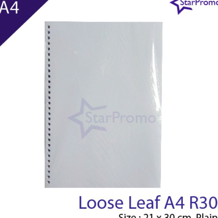 

Terkini Loose Leaf A4 Ring 3 Isi 1 Kertas File Murah