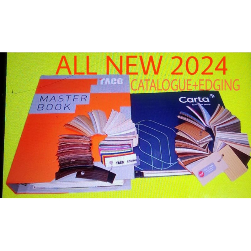 

Paket katalog Hpl Taco Masterbook vs CARTA New Lengkap dengan Edging Terbaru 2024