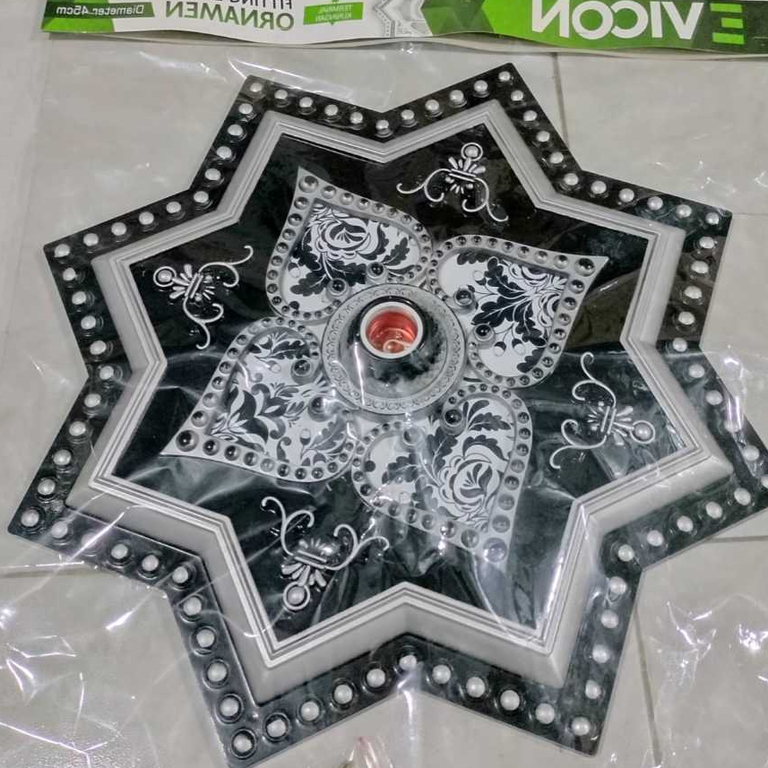 FITTING Lampu bold ukuran 45 X 45CM-FITTING HIAS LAMPU BESAR LAMPU FITTING LAMPU PLAFON ORNAMeN