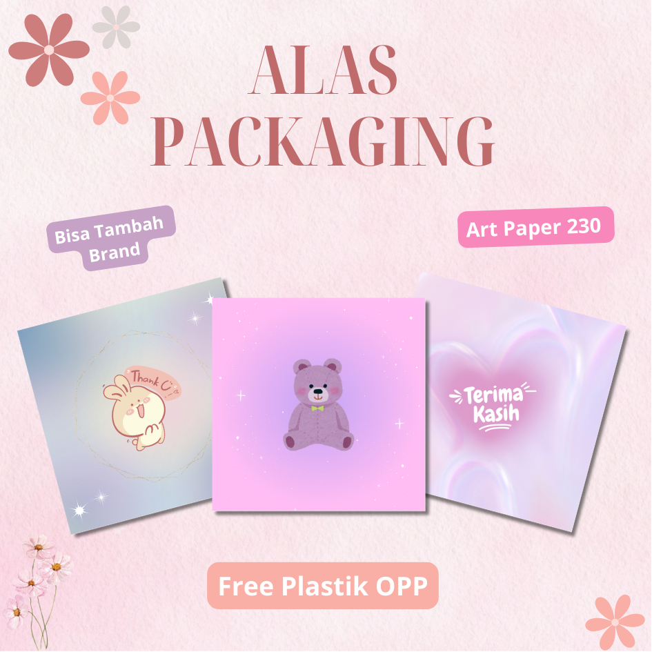 

[Part.2] Alas Packaging isi 16 Free Plastik OPP | Kertas Packing Gelang | Kertas Packing Gelang Aksesoris size 8 x 8