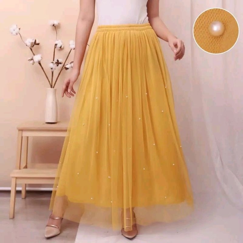 Keenanoutfit Rok Tutu Mutiara Princess/Rok Tutu Mutiara(Sebar) Import Bangkok Realpick Pasti Ori