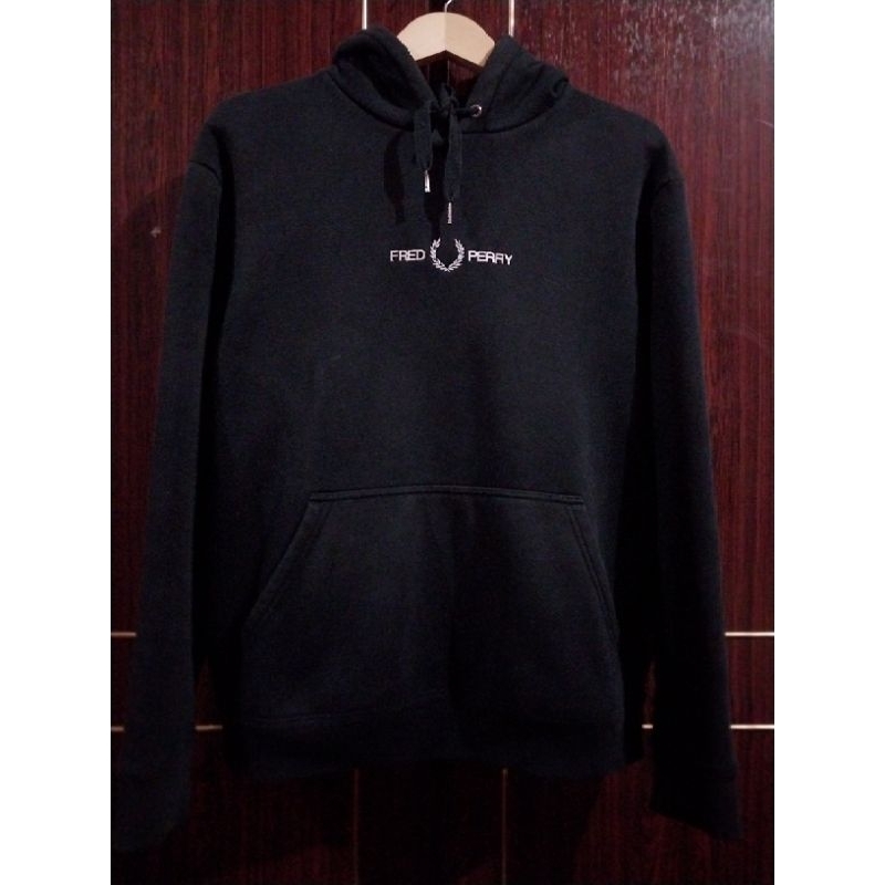 hoodie fred perry second bekas