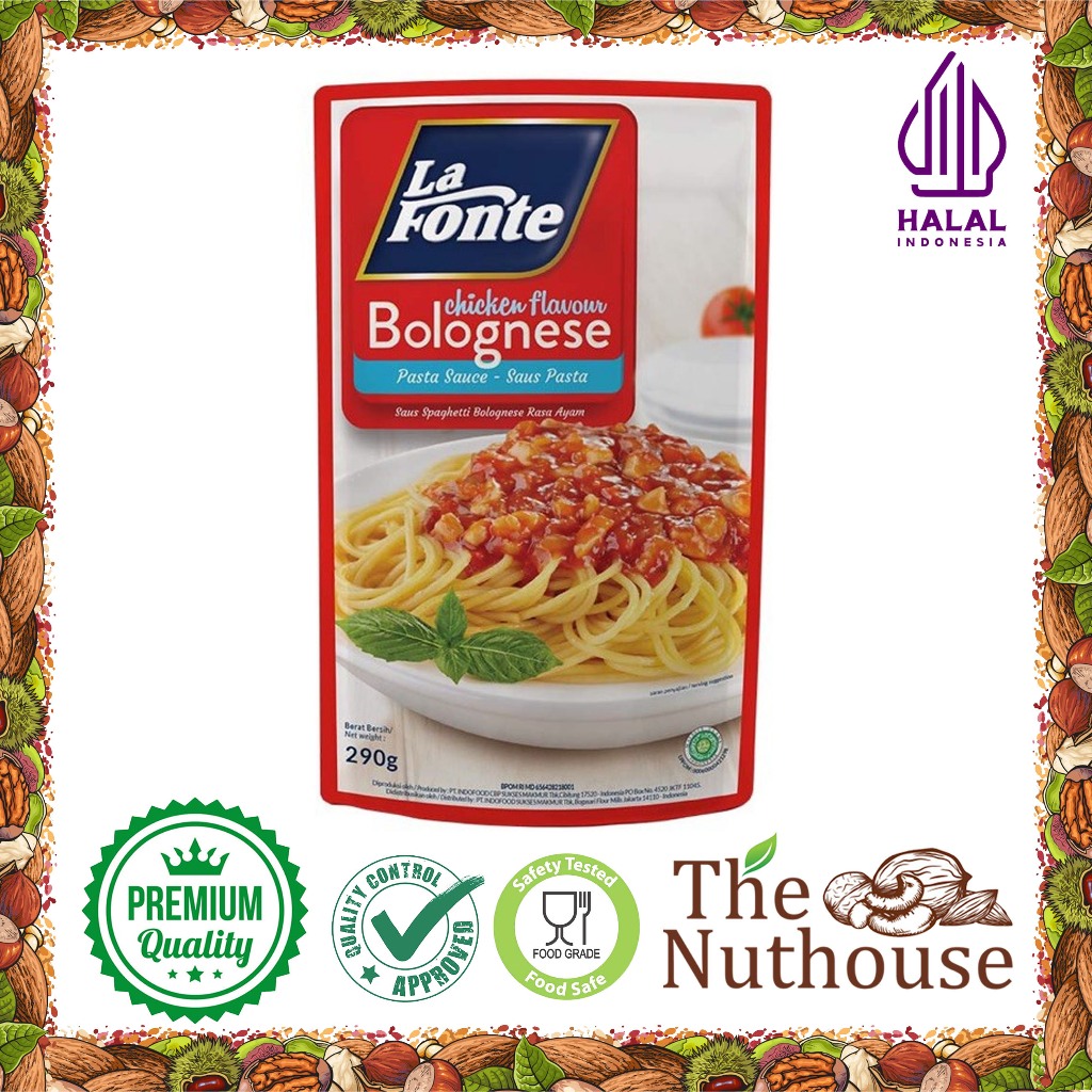 

LA FONTE Saos Pasta Bolognese Chicken Flavor / Rasa Ayam 290gr [HALAL]