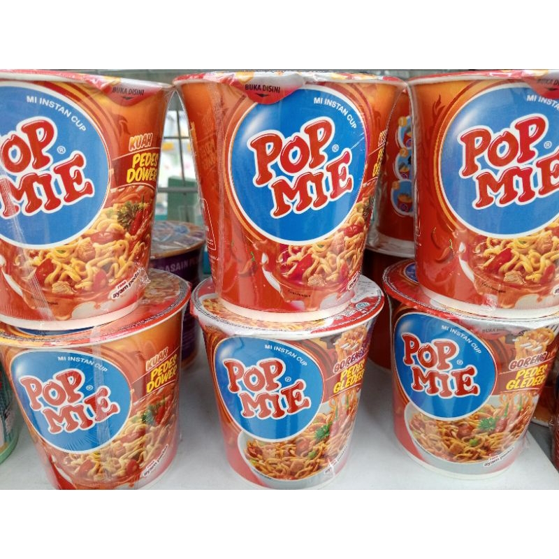 

sedap cup dan pop mie cup