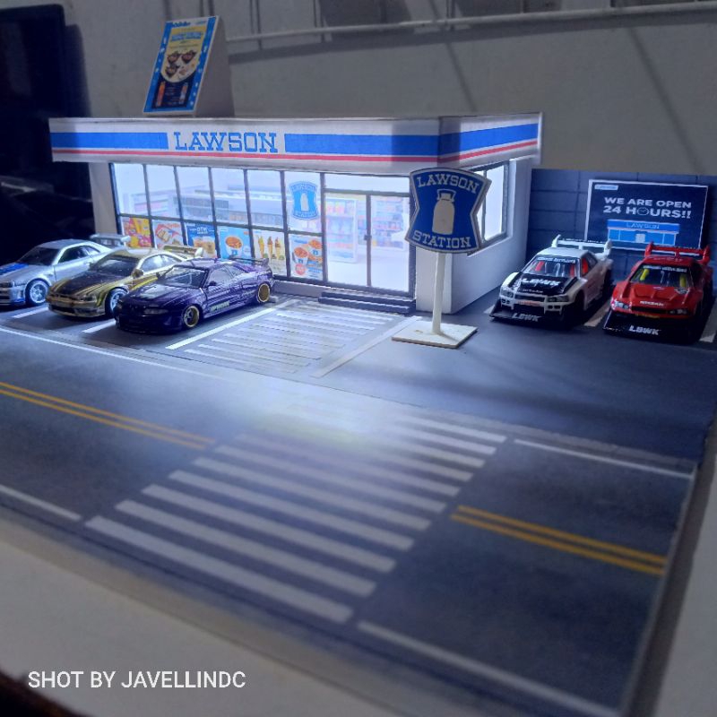 Diorama Hot Wheels Lawson
