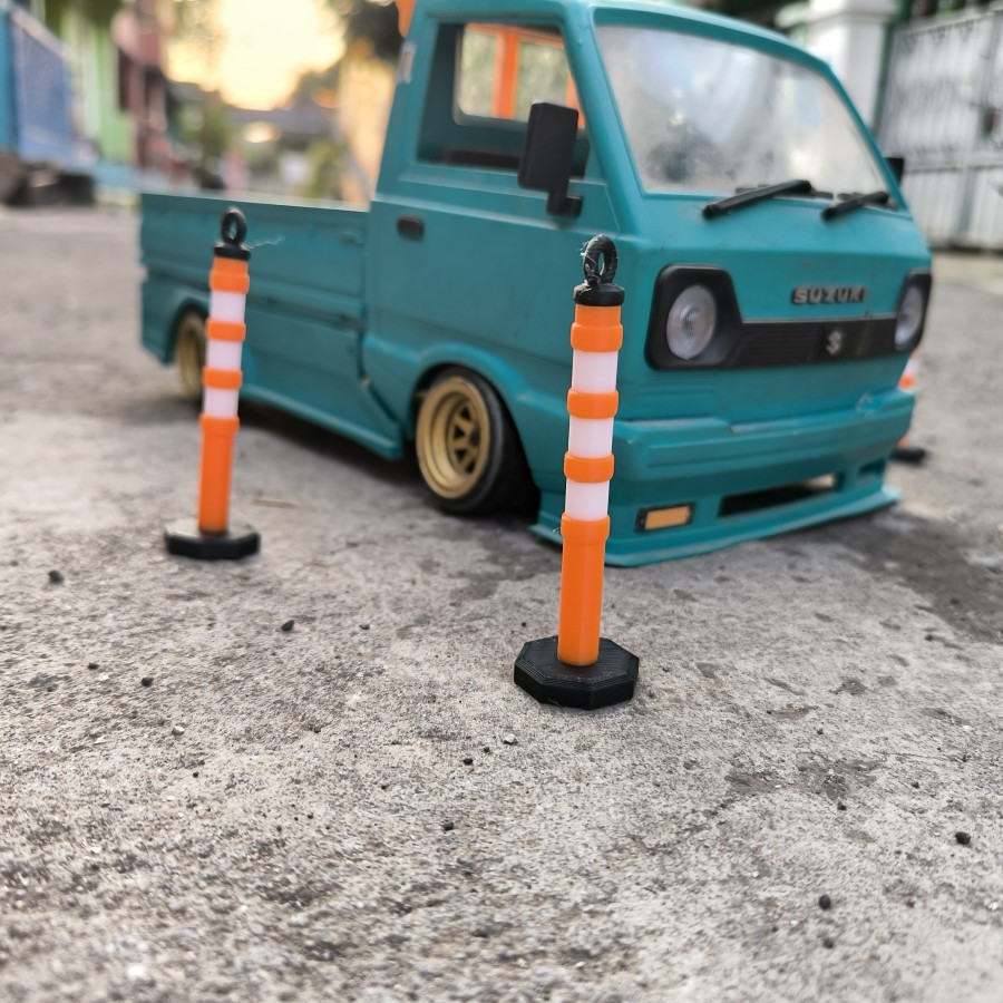 Traffic Pole Skala 1/10 - RC Diecast 1:10 - Aksesoris DRIFT track RC WPL MN FMS AXIAL TRAXXAS - Slst
