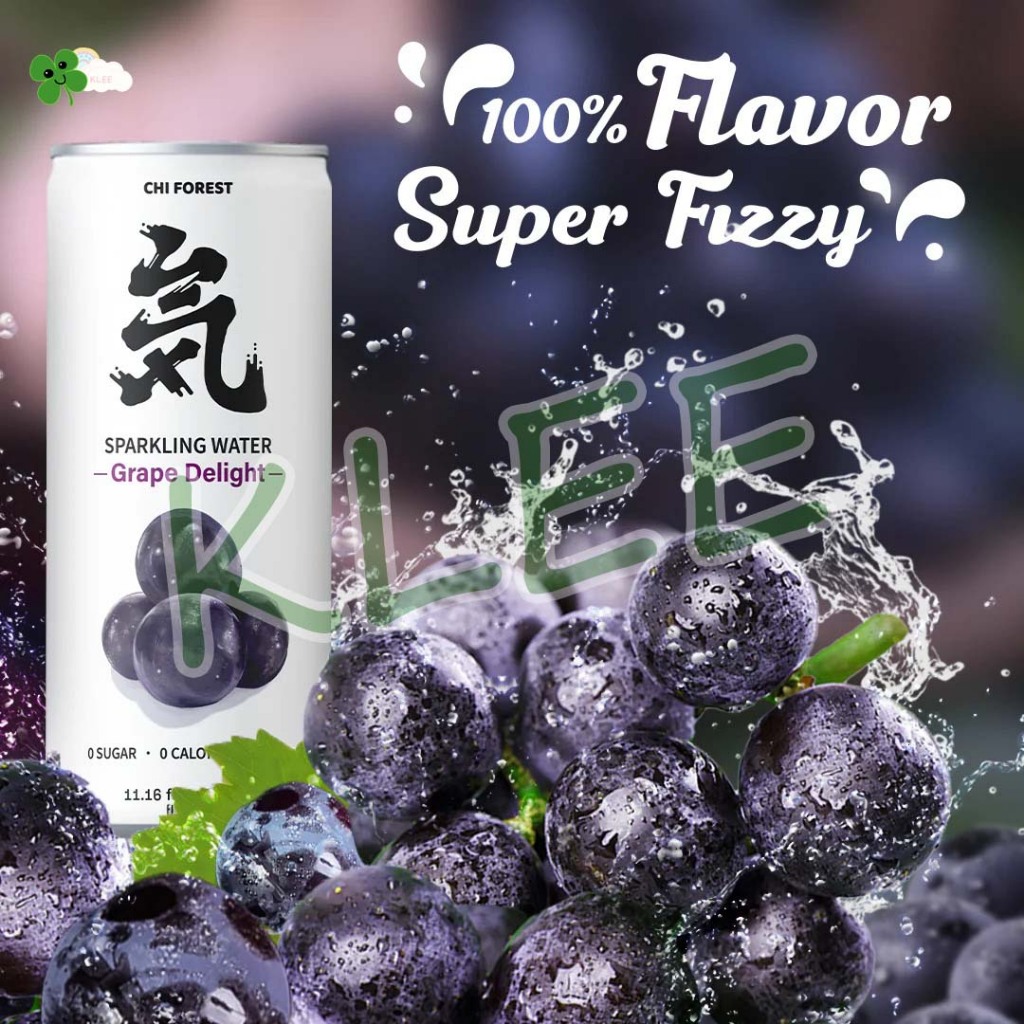 

CHI Forest Sparkling Water Bebas Gula Grape Delight 330ml
