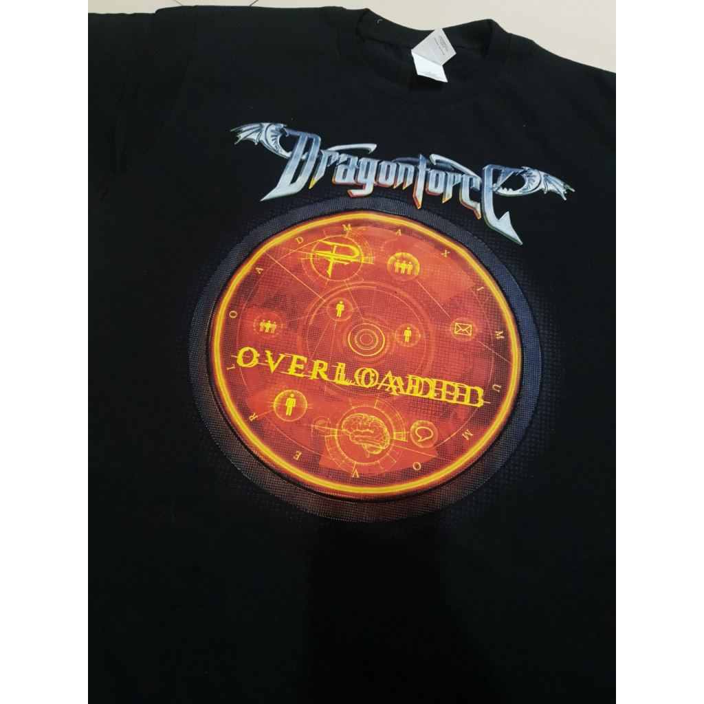 Kaos Band Metal DragonForce Dragon Force Maximum Overload - DF13