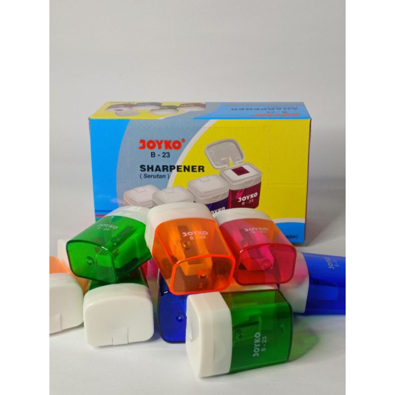 

JOYKO SHARPENER SERUTAN RAUTAN KECIL PENCIL JOYKO B-23 / HARGA 1 PCS