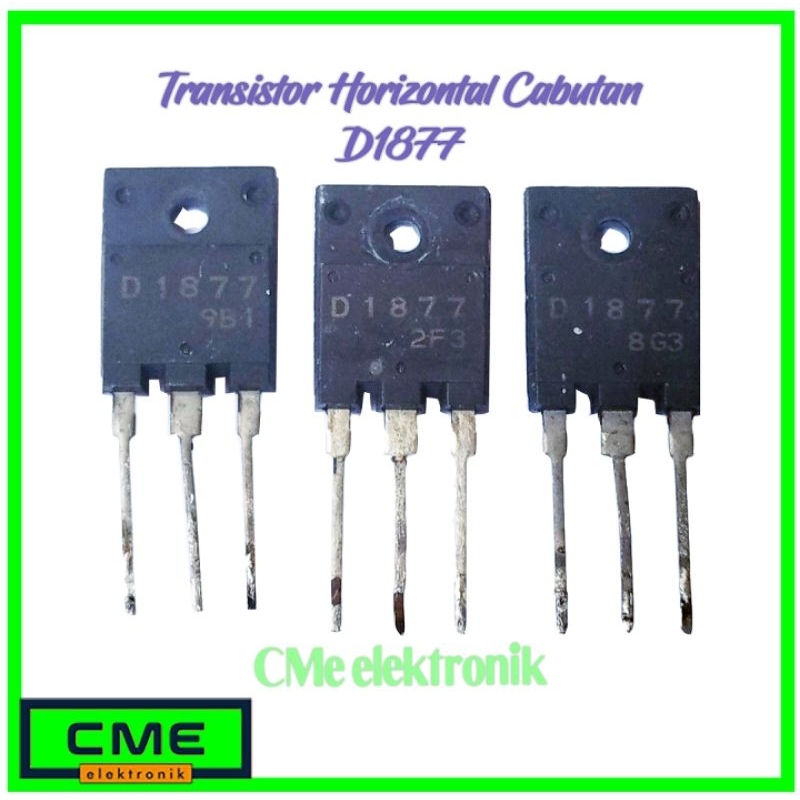 Transistor Horizontal D1877 TR Horisontal Cabutan Copotan ORI original Asli