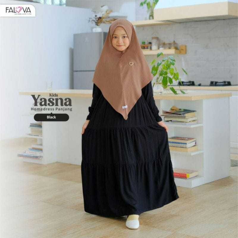 Homedress Panjang Anak - Yasna kids