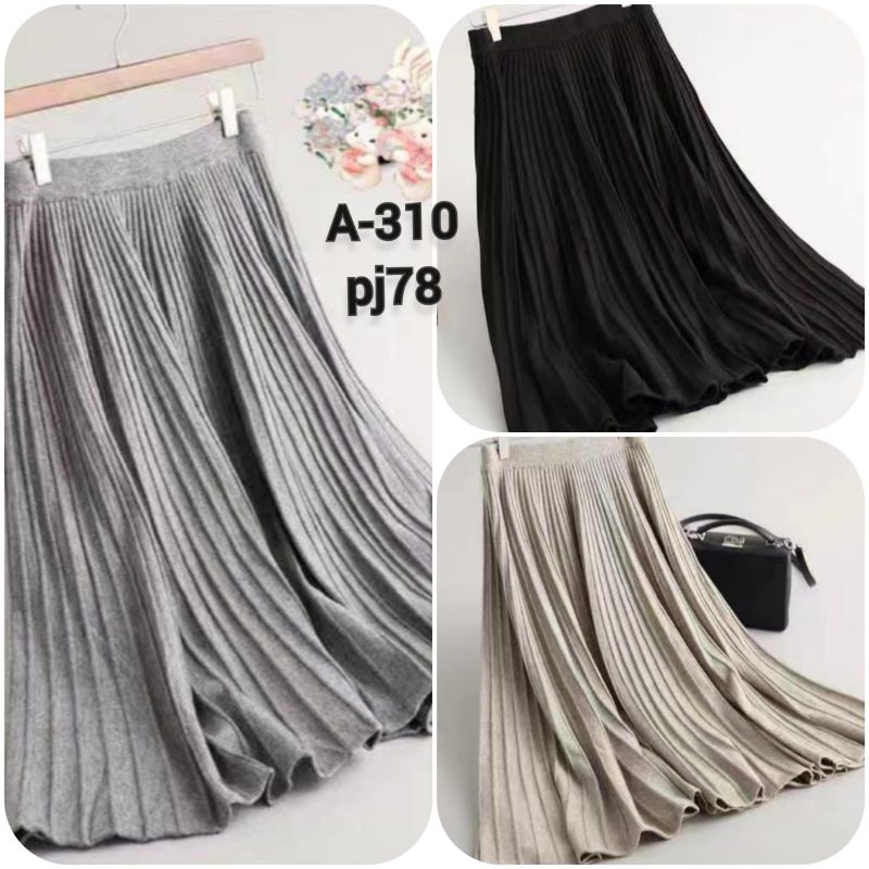 [A-310] Rok Knit Skirt Rajut Import Motif, Rok Rajut Premium Korean Style