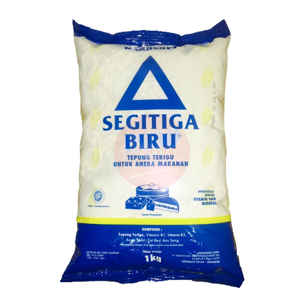 

Tepung Segitiga Biru 1kg Tepung kue