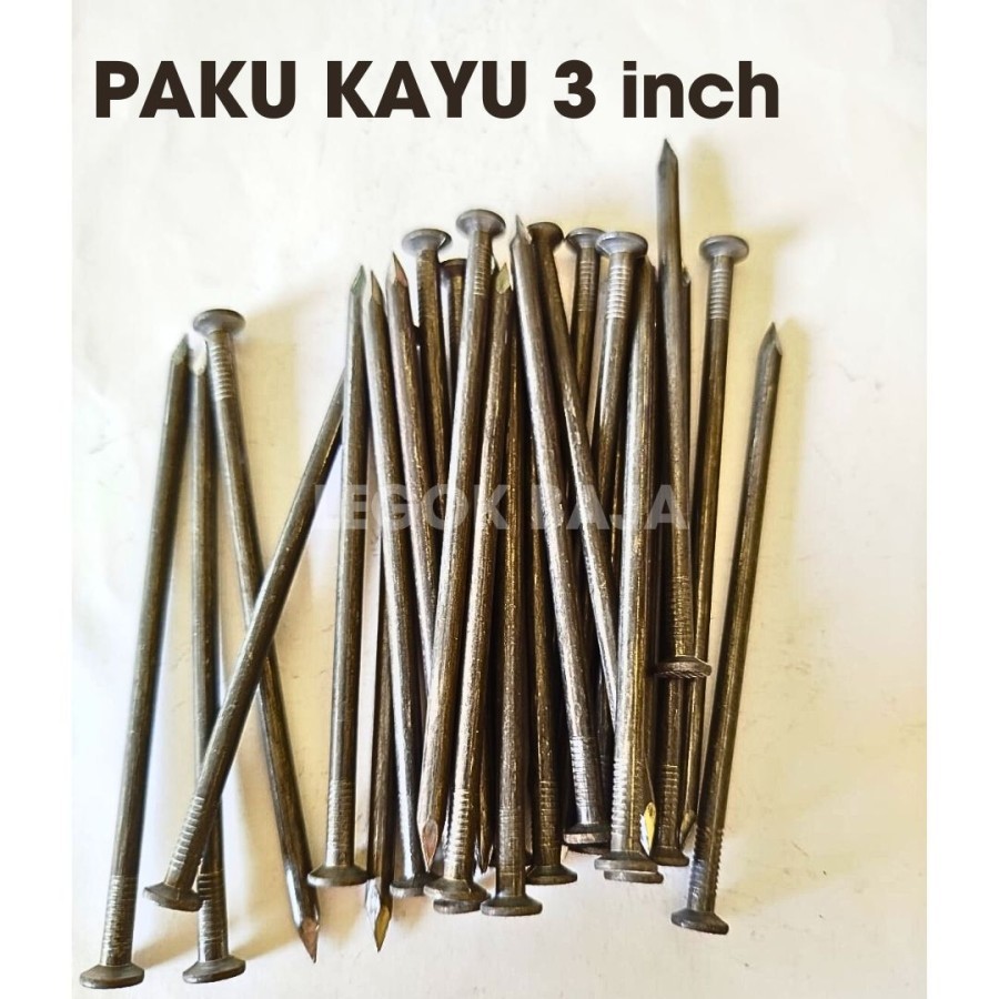 PAKU KAYU 3 INCH / PAKU 7,5 CM / PAKU TRIPLEK / PER KG / PER DUS GROSIR