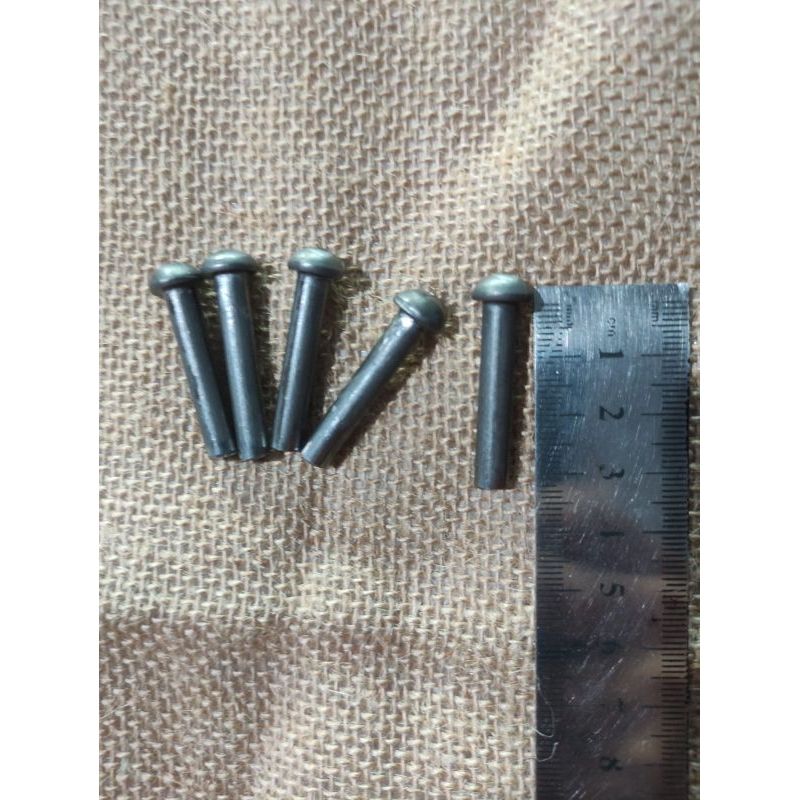 (1kg) Paku keling besi D6 panjang 32, 34, 36mm/ paku keling besi
