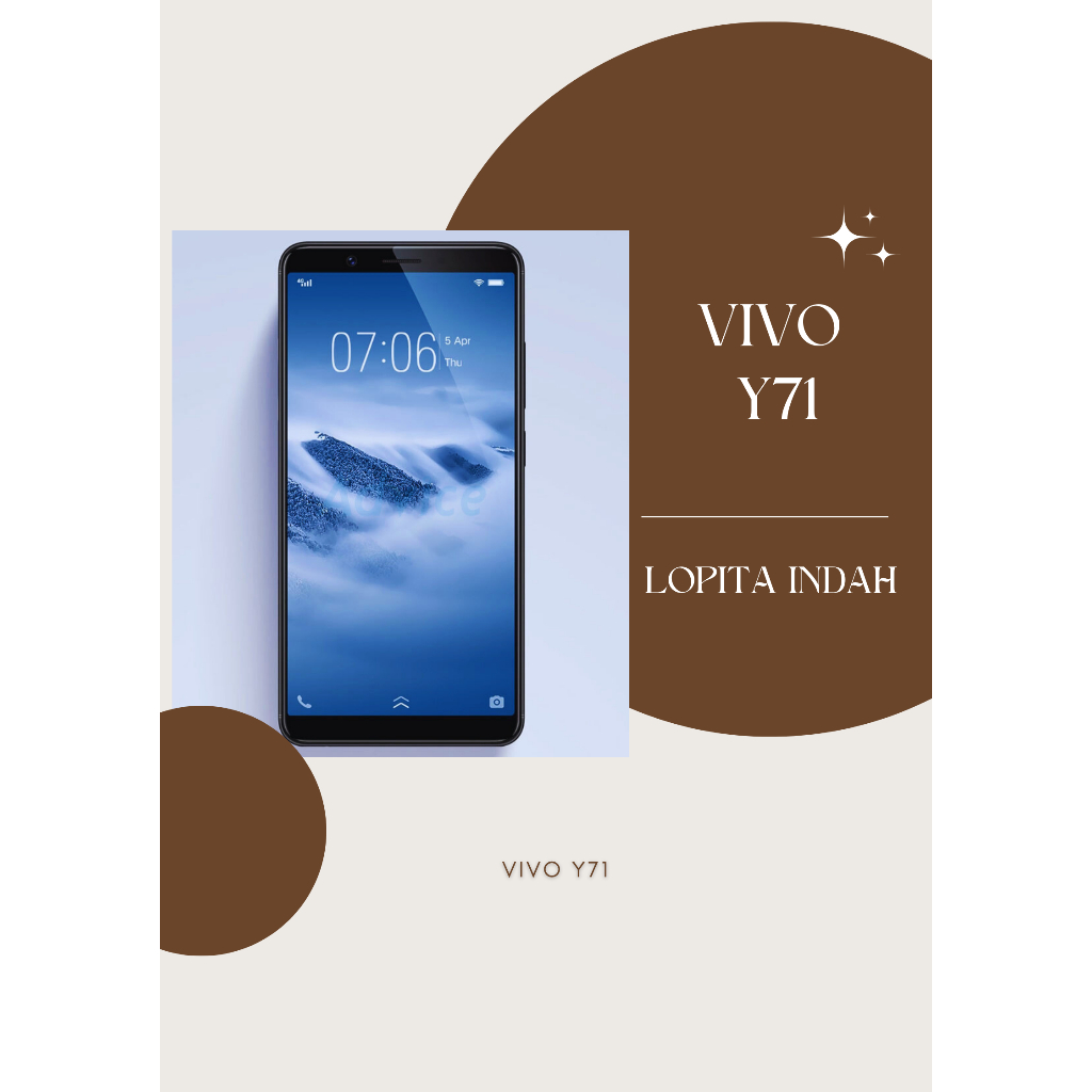 Vivo Y71 Ram 2/16 GB Hp Android Second Normal Siap Pakai