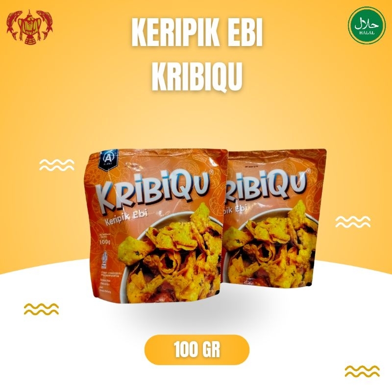 

Keripik Ebi khas Bangka cap Kribiqu, 100gr