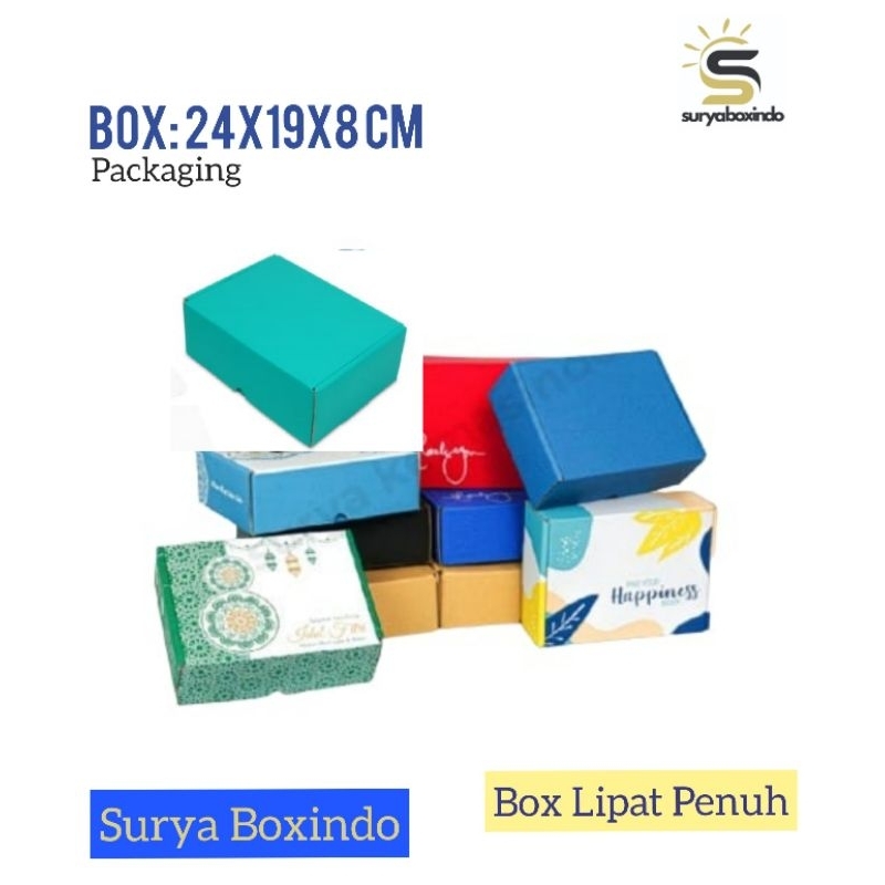 

Box 24x19x8cm/Kardus/Karton/Packaging/Hampers