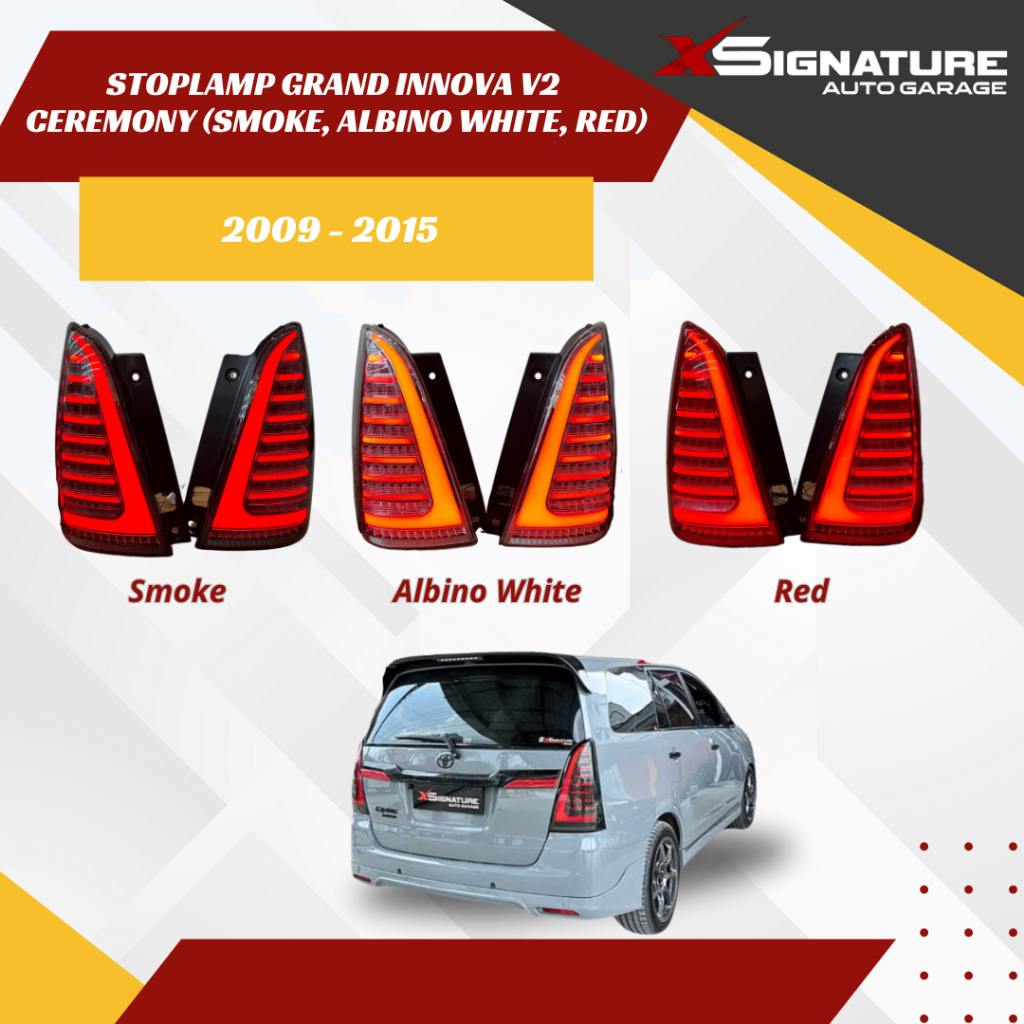 STOPLAMP TOYOTA GRAND INNOVA WELCOME LIGHT 2009 - 2015