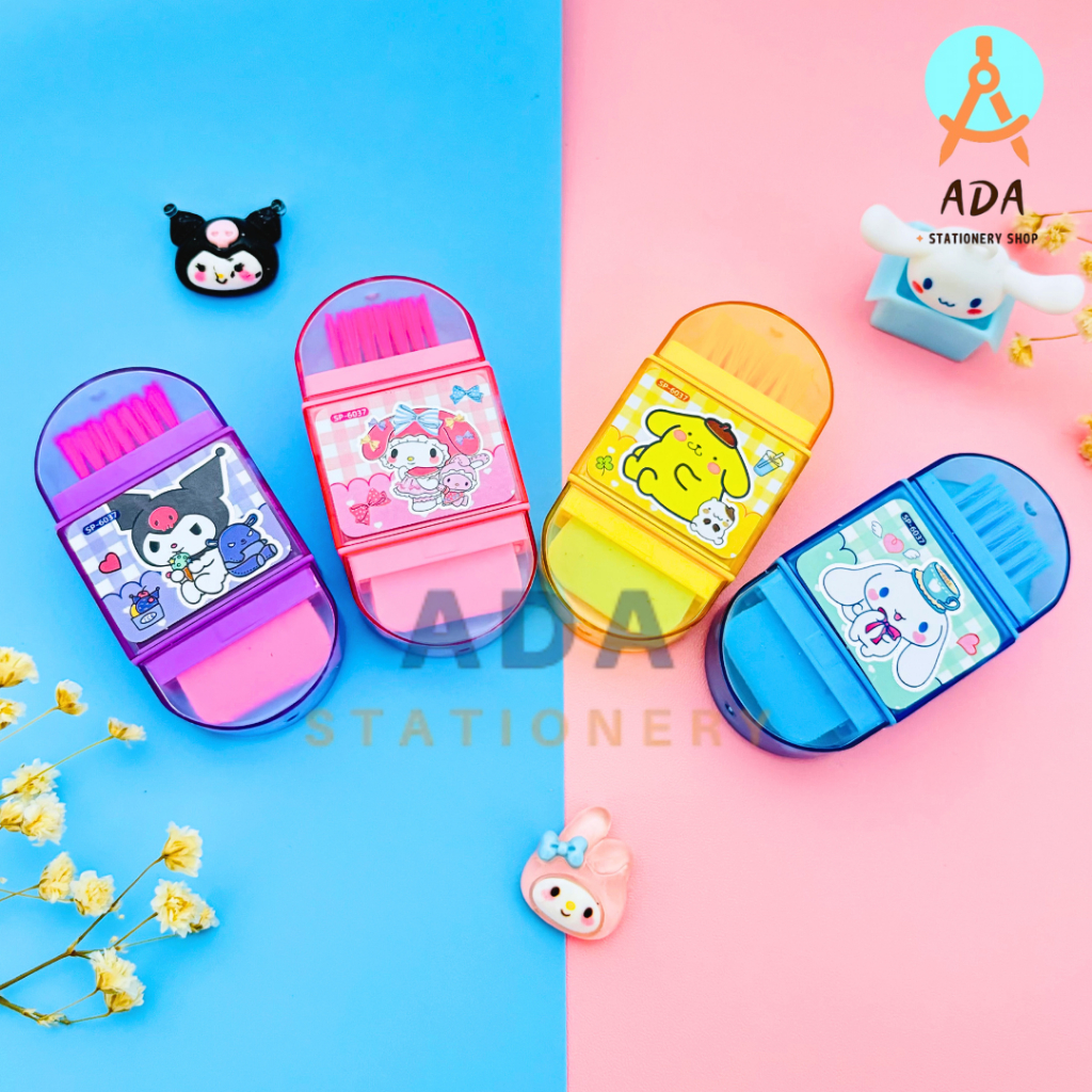 

RAUTAN SANRIO 3IN1 6037 (PENGHAPUS+RAUTAN+SIKAT)/ RAUTAN 3IN1/ OROTAN SANRIO/ PENGHAPUS SANRIO/ SETIP/ STIP/ OROTAN/ SANRIO/ KUROMI
