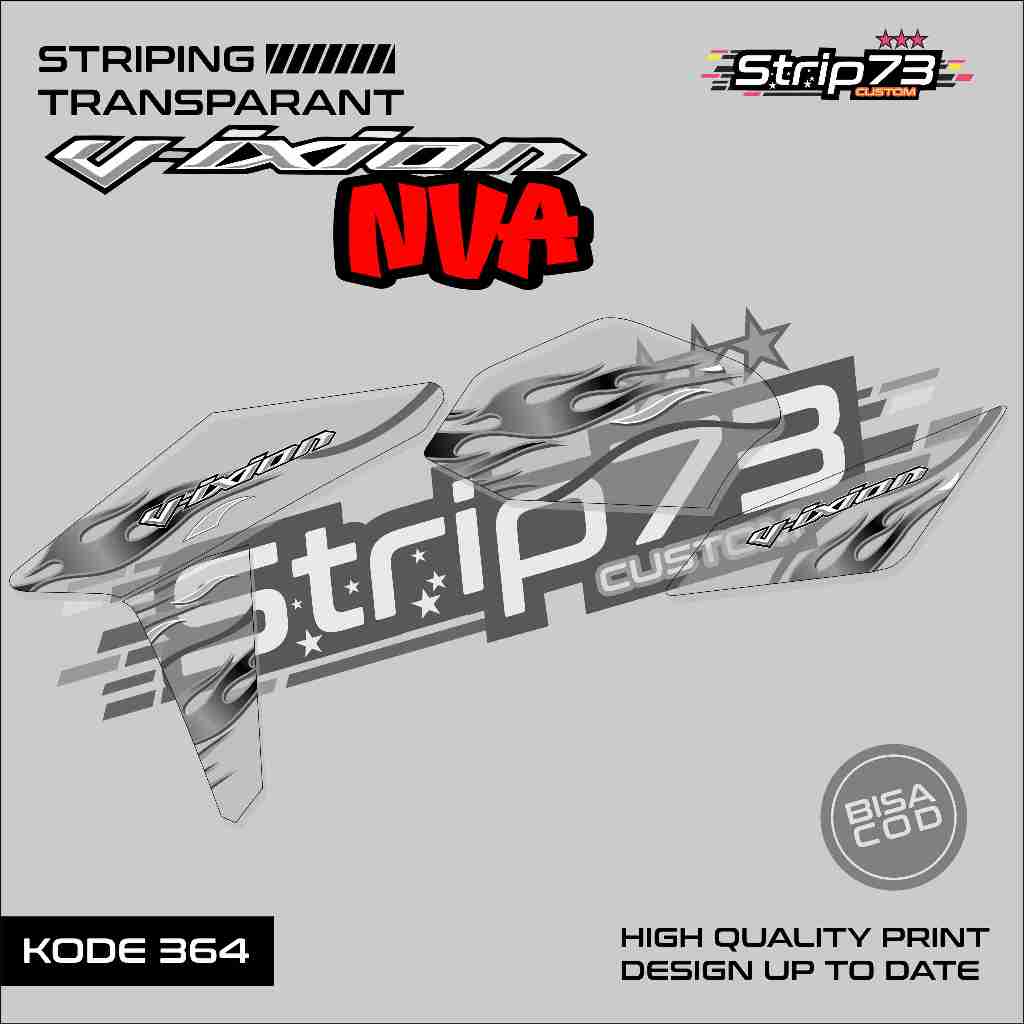 364 STRIPING TRANSPARAN VIXION NVA - STRIPING TRANSPARAN VIXION NVA PREMIUM GRAFIK