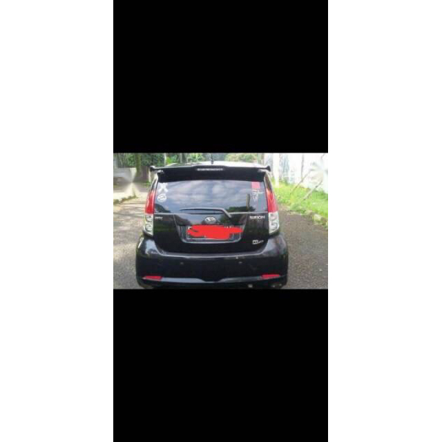 spoiler daihatsu sirion perodua myvi  dengan lampu bahan plastik