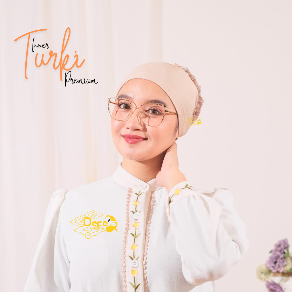 ciput inner turki cepol jumbo premium ikat silikon bahan adem viral