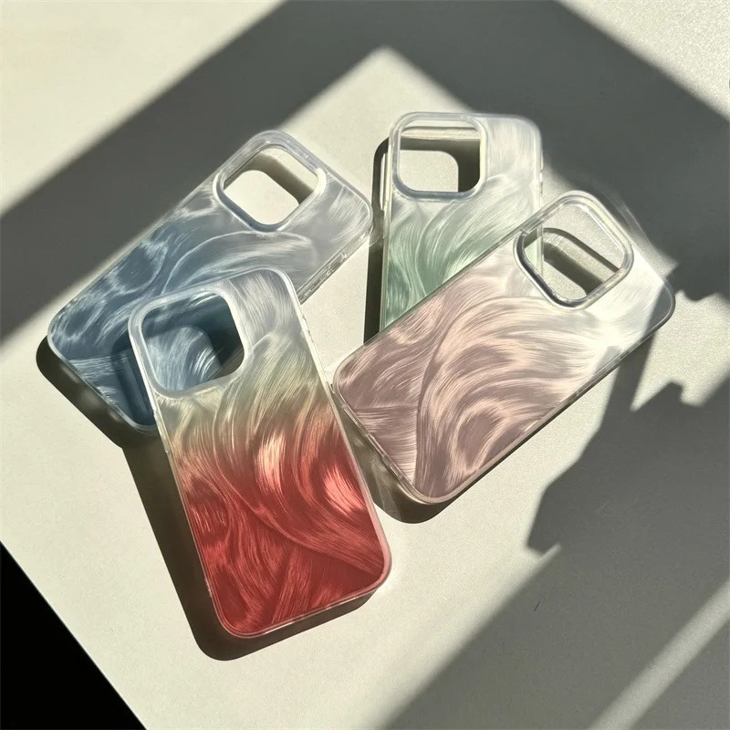 New CASE SUITABLE For IPHONE X XS XR 11 12 13 14 15 PRO MAX PLUS SHIMMERING GRADASI HOLOGRAM GLOSSY 