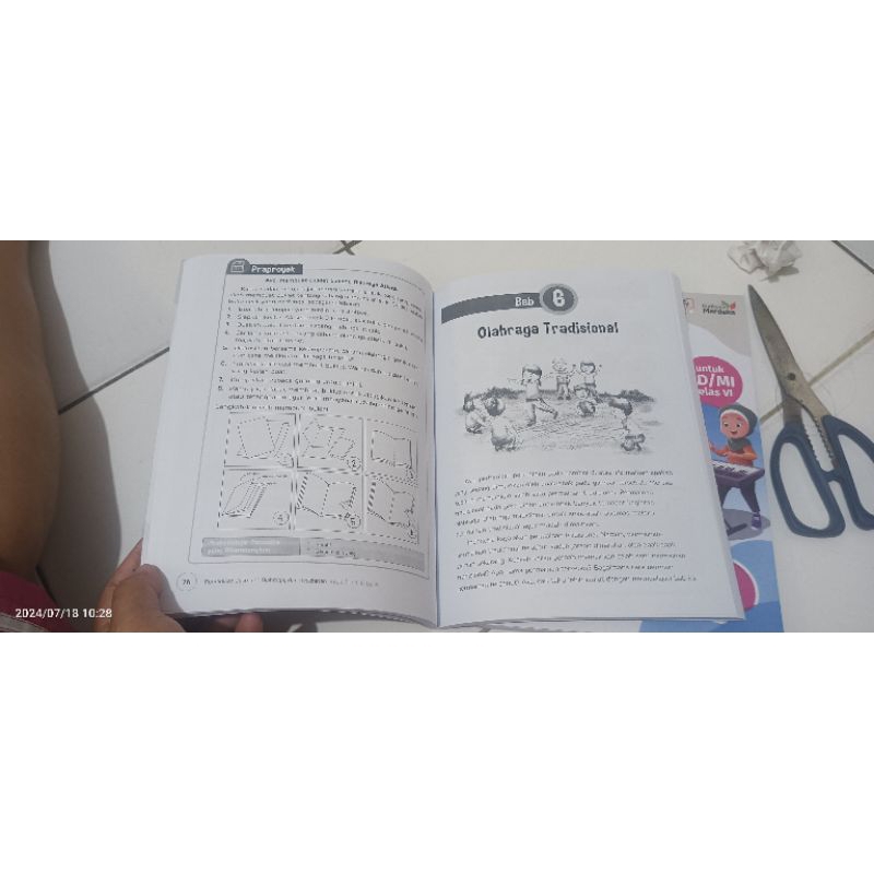 PJOK KELAS 6 ERLANGGA KURIKULUM MERDEKA