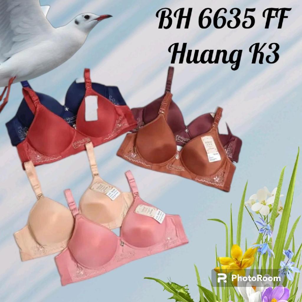 BRA BUSA TANPA KAWAT FF HUANG BH WANITA KAIT 3 BUSA TANPA KAWAT Bordir