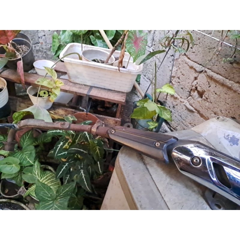 Knalpot Vega zr vega rr yamaha original ori copotan standar fullsystem fullset tinggal pasang ajah l